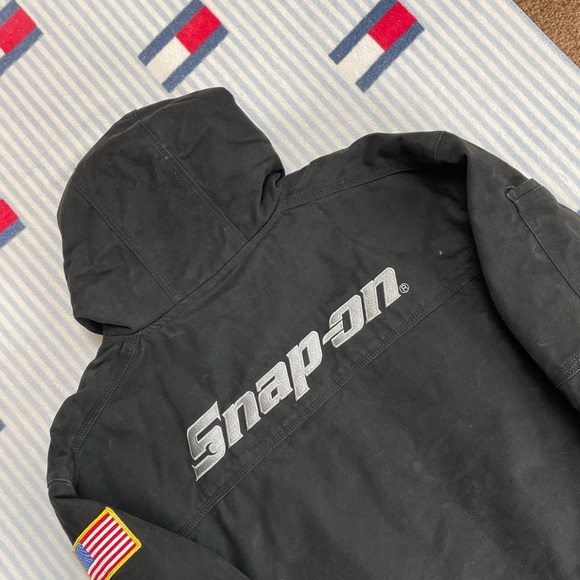 Vintage Snap-On quilt lined full zip up hooded jacket - Picture 10 of 13